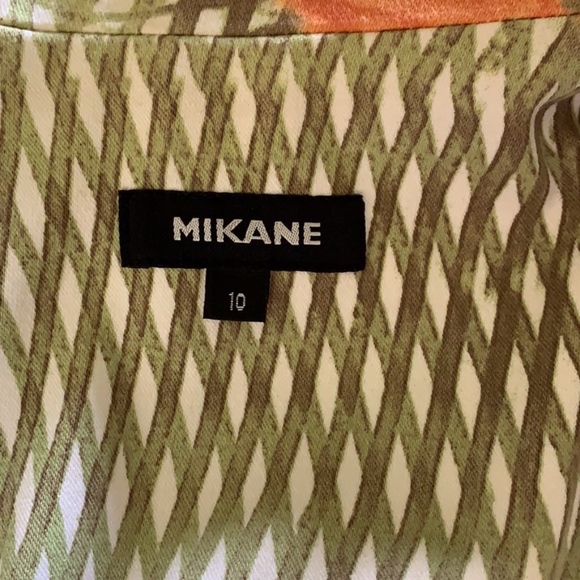 Mikane jean stretchy jacket multicolor size 10 - Picture 5 of 8